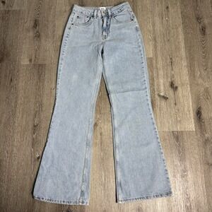 BDG UO Bootcut Women's 26x31 Cotton Light Blue Wash Zip Jeans